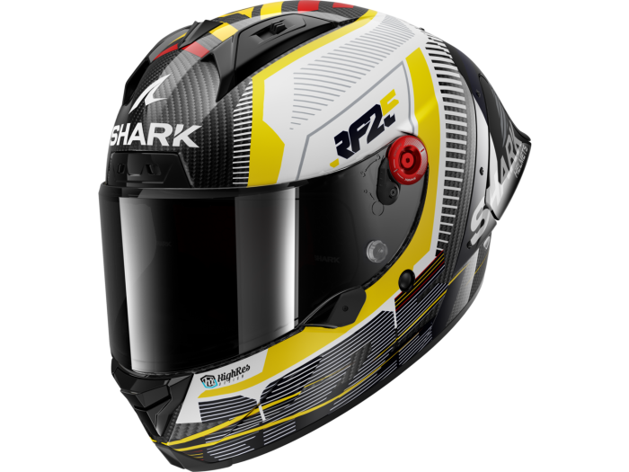 EM MOTO | Shark - AERON GP Carbon White Yellow