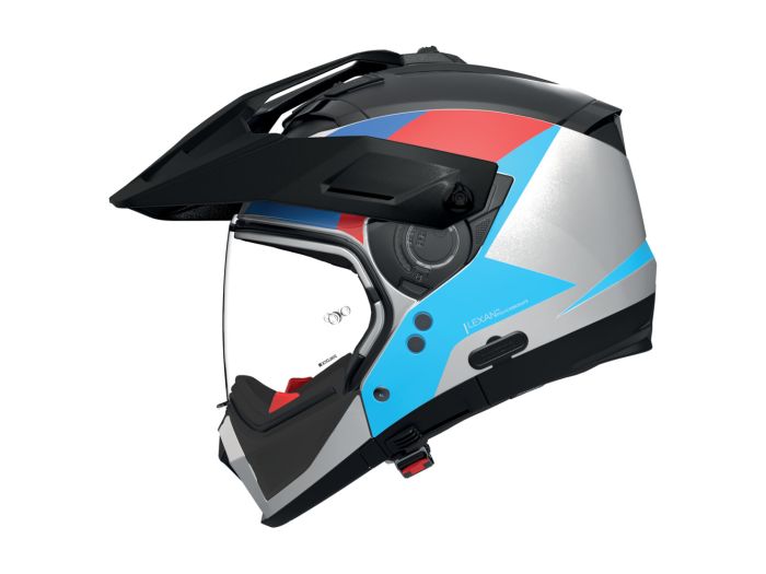EM MOTO | Nolan - N70-2 X TURBINE 350 Bianco / Nero / Blu / Rosso