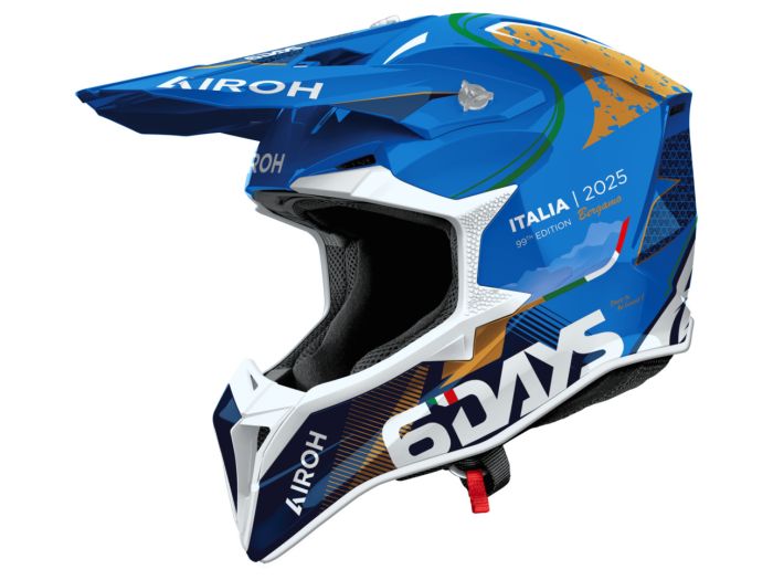 AIROH 、サイズＬ、中古品です。理解のある方よろしくお願いいたします。 EM MOTO | Airoh - WRAAAP 6DAYS ® ITALY 2025 Gloss