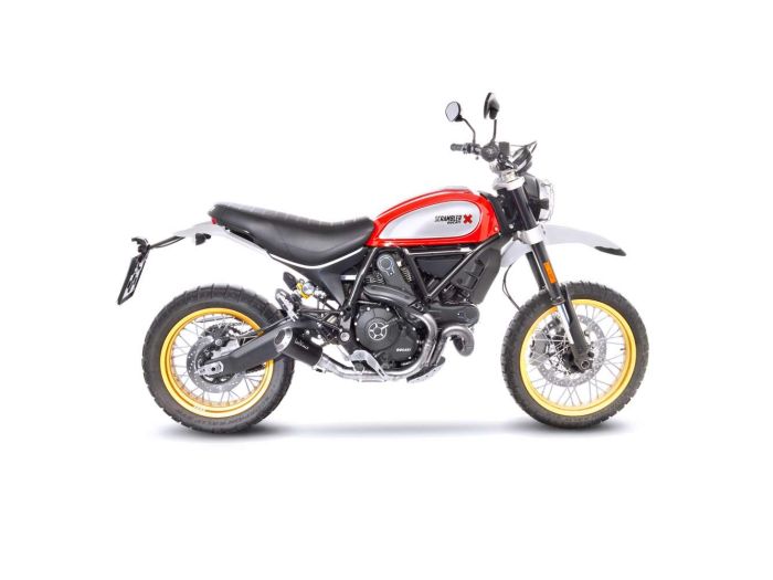 ducati scrambler マフラー LeoVince バッフル付き EM MOTO | LeoVince - 15202BU