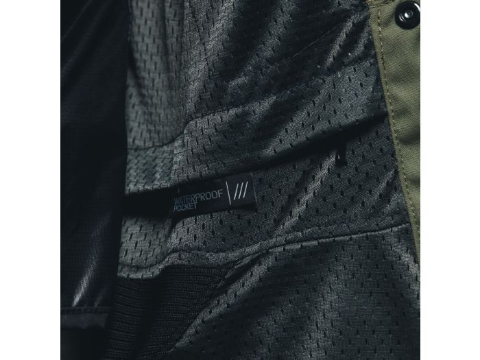 EM MOTO | Dainese - AIR FRAME 3 TEX Army Green/Black/Fluo Yellow
