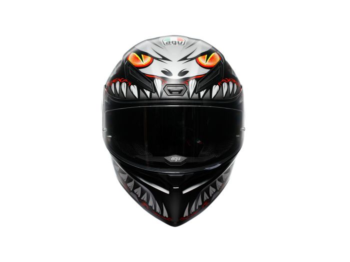 EM MOTO | AGV - K1 S Lyzard Matt Black/Grey/Red