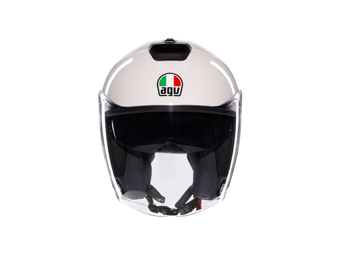 agv dot oregon scooter helmet Jet Helmet AGV IRIDES Mono Materia White