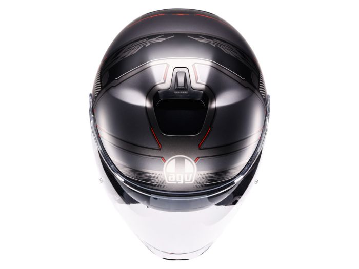 EM MOTO | AGV - IRIDES Zagabria Matt Gunmetal/Red