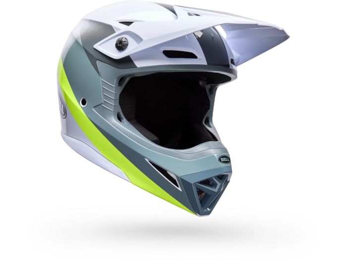 bell drop full face helmet green and white Ff 98 Aftershock White/Neon Md Built for the hard charger Full Face MTB Helmets |