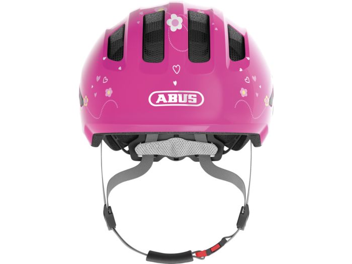 Cycling Helmet Kids Abus Smiley 3.0 Pink Butterfly Cycling Helmet Kids Abus Smiley 3.0 Pink Butterfly