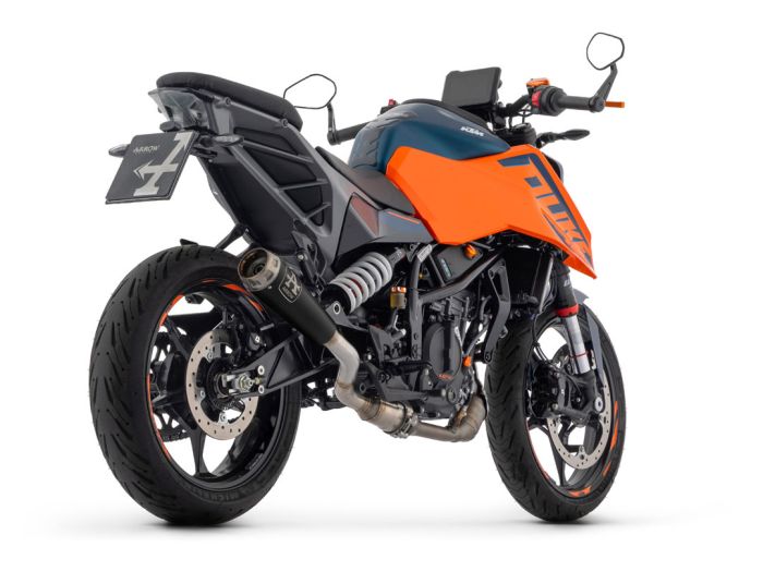 KTM スモールDUKE ARROWスリップオンサイレンサー ホワイト EM MOTO | Arrow - 71972PRN