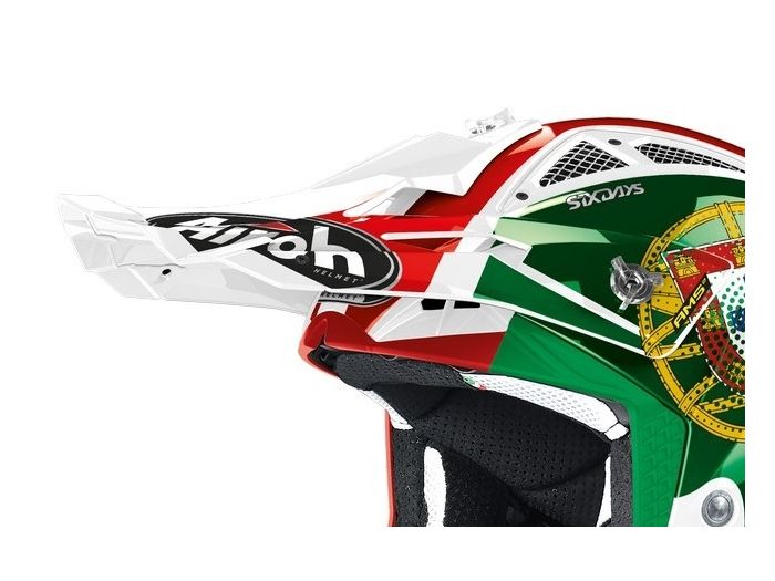 EM MOTO | Airoh - AV23SDP55F - Peak Aviator 2.3 Six Days 2020 Portugal -  Helmet Accessories