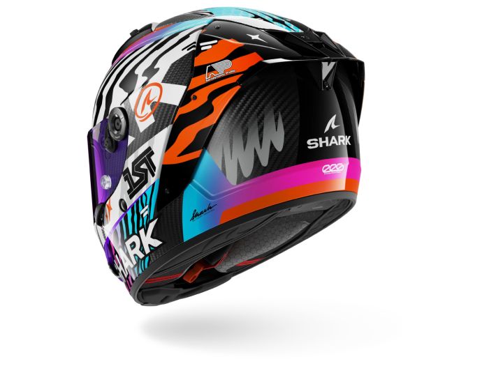 EM MOTO | Shark - AERON Carbon White Orange EM MOTO | Shark - AERON Carbon White Orange