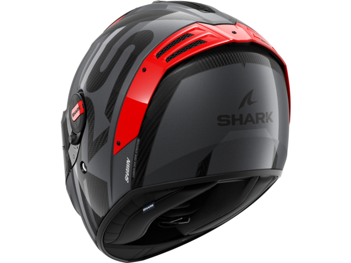 EM MOTO | Shark - SPARTAN RS CARBON Carbon Orange Silver