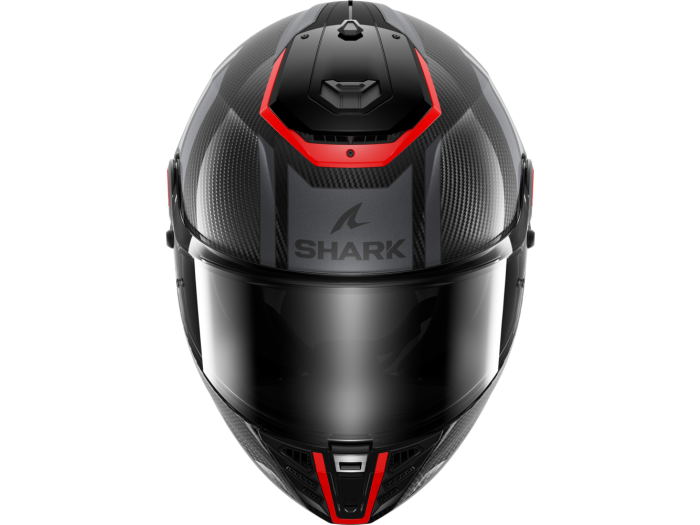 EM MOTO | Shark - SPARTAN RS CARBON Carbon Orange Silver