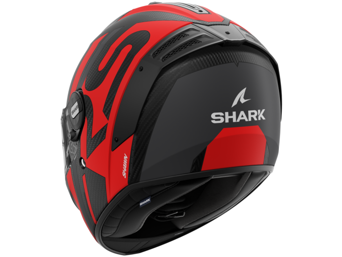 EM MOTO | Shark - SPARTAN RS CARBON Carbon Anthracite Red