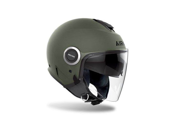 airoh helios helmet Jet Open Face Gloss White FREE Delivery & Returns It includes Sun Screen Visor Airoh Helyos Color Military Green