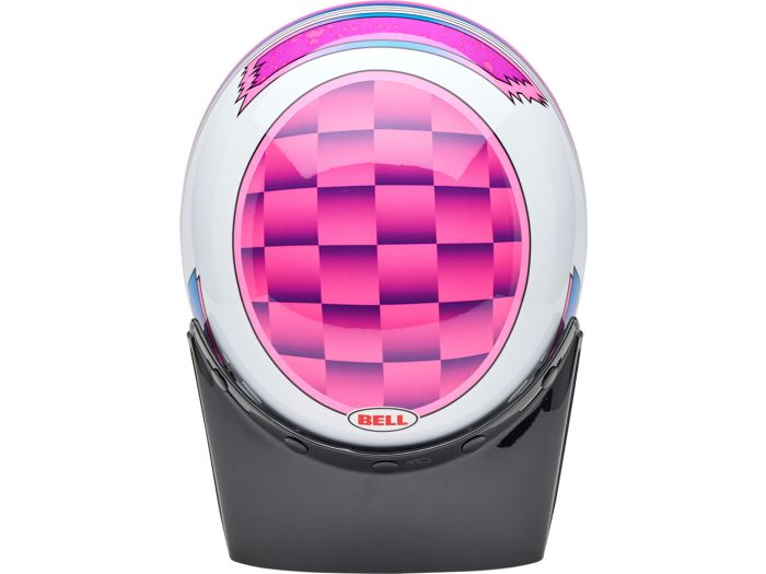3 wheel motorcycle helmet Bell Moto-3 Classic Red step sun visor that provides added convenience and visibility in varying light conditions Custom Family Use Battery Powered