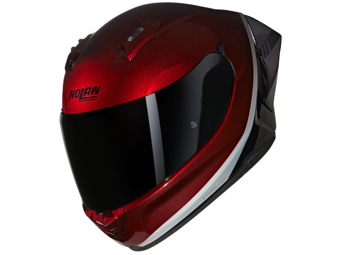 EM MOTO | Nolan - VERNICIATURA SPECIALE 349 Rosso viscerale / Nero