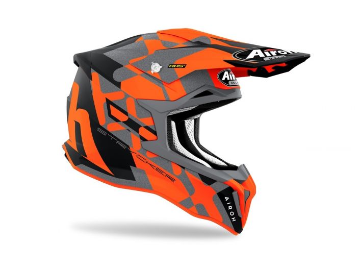 EM MOTO | Airoh - Strycker XXX Orange Matt- Helmet Off-Road