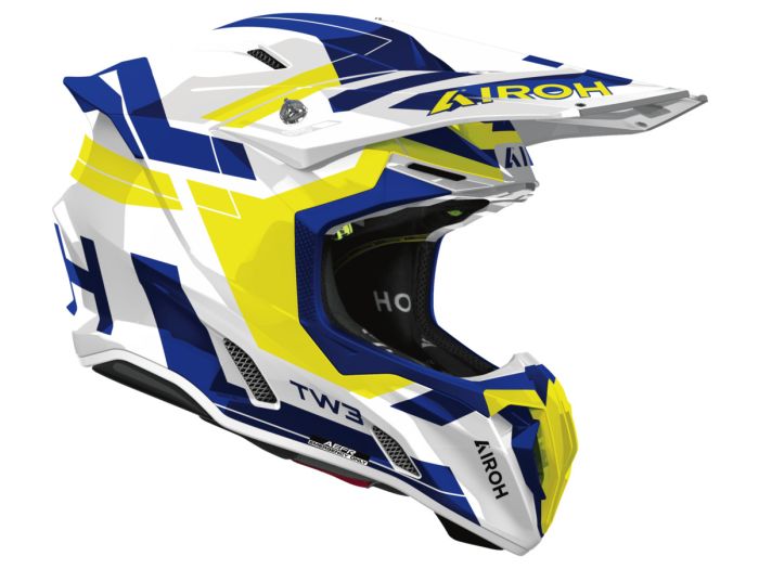 Airoh Twist 3 Dynasty Gloss Blue / Yellow S Airoh Twist 3 Dynasty Gloss Blue / Yellow S