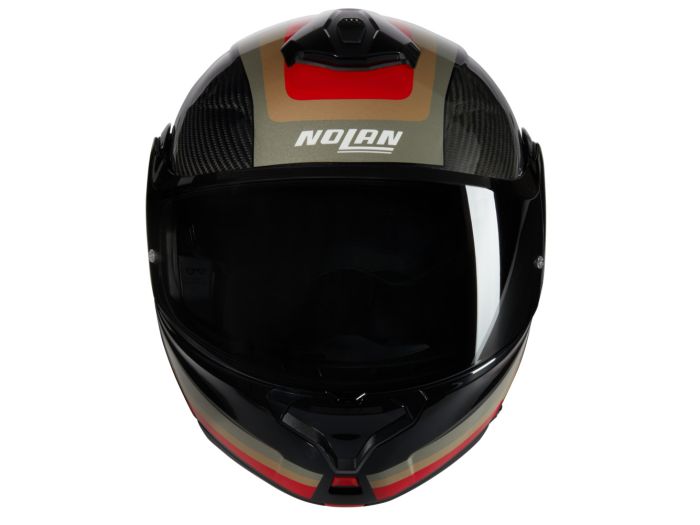 EM MOTO | Nolan - GRAN TOUR 347 Carbonio / Pietra / Ocra / Rosso