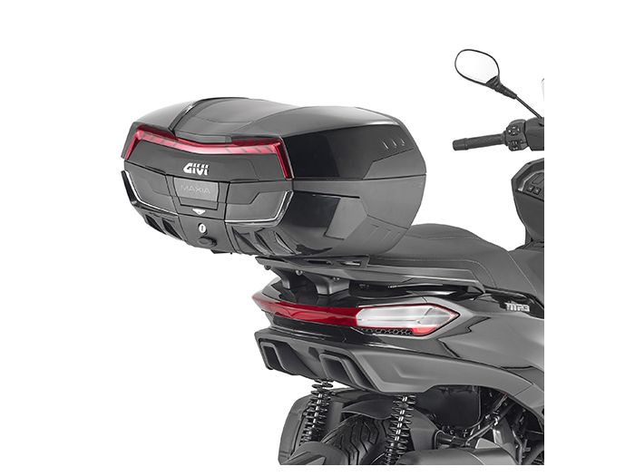 GIVI V58NNB MAXIA5 58L＆バックレスト GIVI E235S EM MOTO