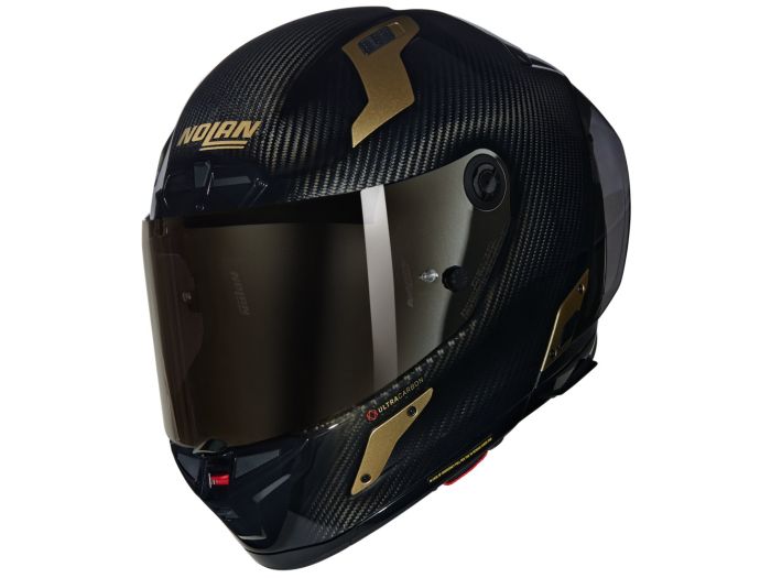 nolan carbon fiber helmet X-804 RS ULTRA ARGENTO Nero / Argento Helmets With the newly designed RAS to enhance aerodynamic efficiency EM MOTO | Nolan -