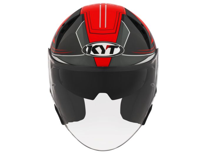 EM MOTO | KYT - TTR-JET Led Black/Red
