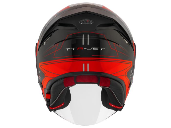 EM MOTO | KYT - TTR-JET Led Black/Red