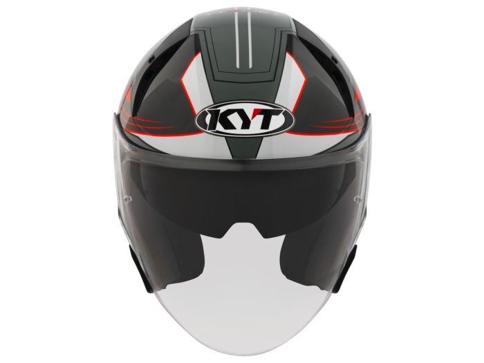 EM MOTO | KYT - TTR-JET Led Black/Grey