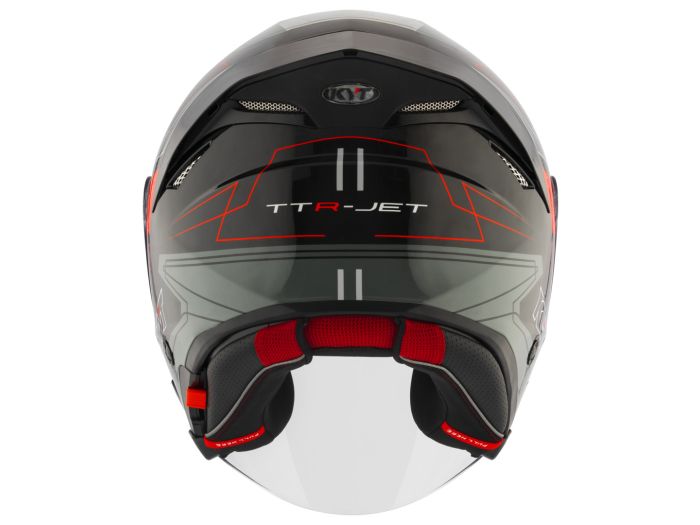 EM MOTO | KYT - TTR-JET Led Black/Grey