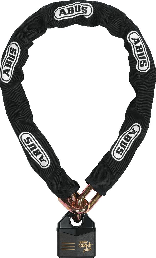 Chain with closure Abus GRANIT™ Power Chain 37RK/80 14KS/120 Black Loop