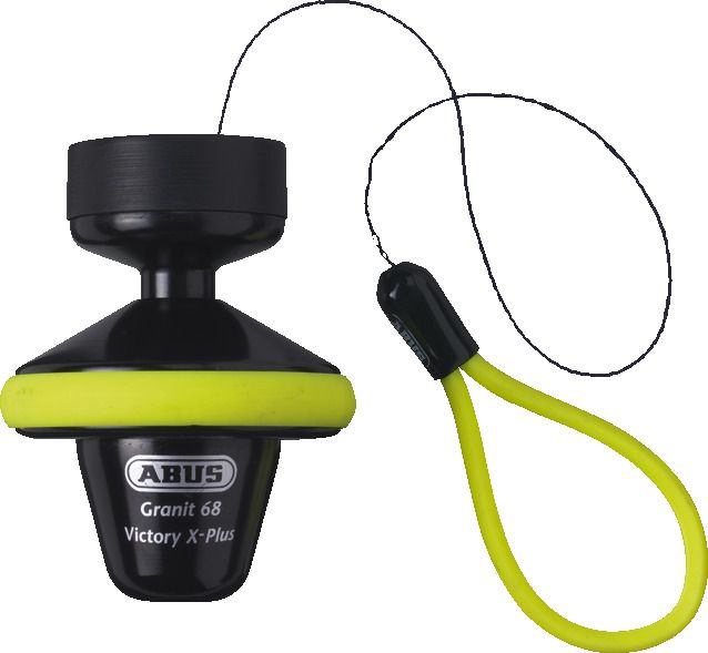 Brake Disc Lock Abus GRANIT™ Victory XPlus™ 68 black yellow roll up