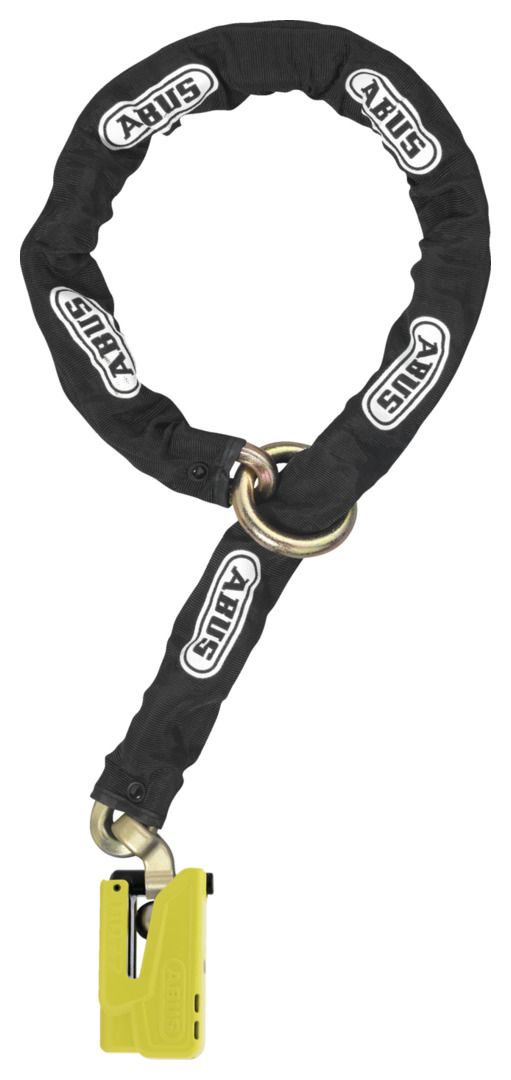 Motorcycle Lock Chain Abus GRANIT Detecto XPlus 8077 2.0 yellow 12KS120