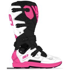 Motorcycle Boots Off Road Man Sidi CROSSFIRE 3 SRS Black White Pink