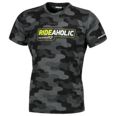 T-shirt Uomo Macna Dazzle Rideaholic Black / Yellow