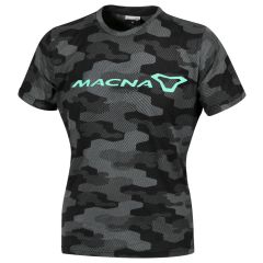 T-shirt Donna Macna Dazzle Logo 2.0 Black / Green
