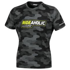 T-shirt Donna Macna Dazzle Rideaholic Black / Yellow