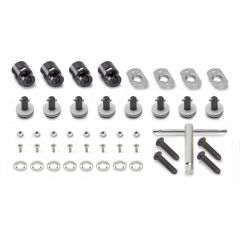 14RKITK - Kit Kappa RAPID RELEASE pour support valise latérale MOTO GUZZI V85 TT