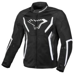 Giacca Moto Uomo Macna Grisco Black / White