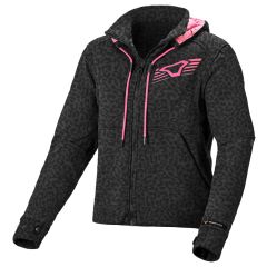 Giacca Moto Donna Macna District Black Print