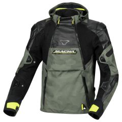 Giacca Moto Uomo Macna Bradical Green / Yellow