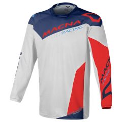 Maglia Motocross Uomo Macna Backyard-1 Grey / Blue