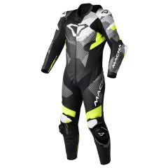 Motorradkombi Leder Mann Macna Ignite 1pc Black / Yellow