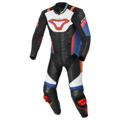 Motorradkombi Leder Mann Macna Varshall 1pc White / Red
