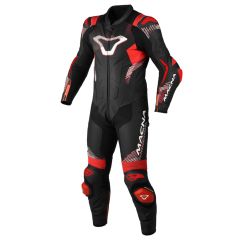 Motorradkombi Leder Mann Macna Armadyl 1pc Black / Red