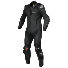 Motorradkombi Leder Mann Macna Chromiq 1pc Black