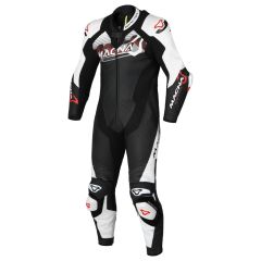 Motorradkombi Leder Mann Macna Blitz 1pc Black / Red