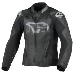 Motorradjacke Leder Frau Macna Blitz Black