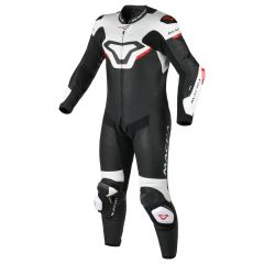 Motorradkombi Leder Mann Macna Mizuro White / Red