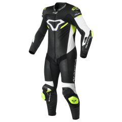 Motorradkombi Leder Mann Macna Mizuro Black / Yellow