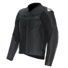 Motorradjacke Leder Mann Dainese RACING 5 Black/Black/Black