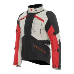 Motorradjacke D-DRY® Mann Dainese GULLFOSS 4 Jahreszeiten Tidal Foam/Black/Red
